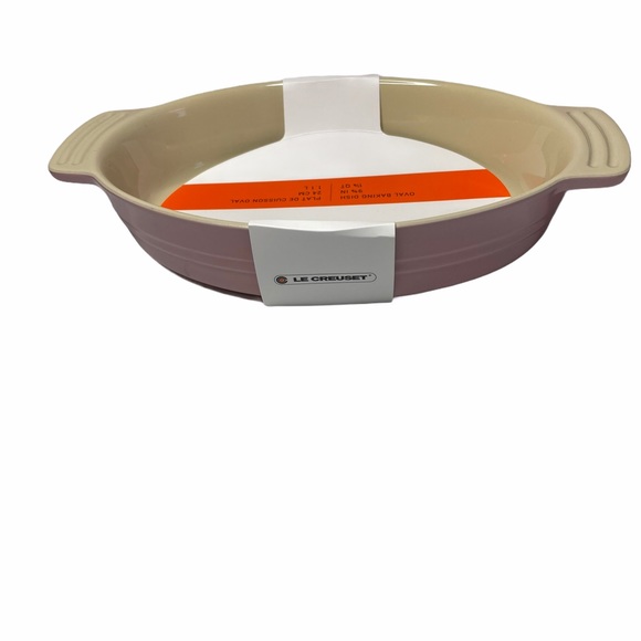 Le Creuset Poterie Oval Baking Dish Pink 9 3/8 in - Picture 3 of 4